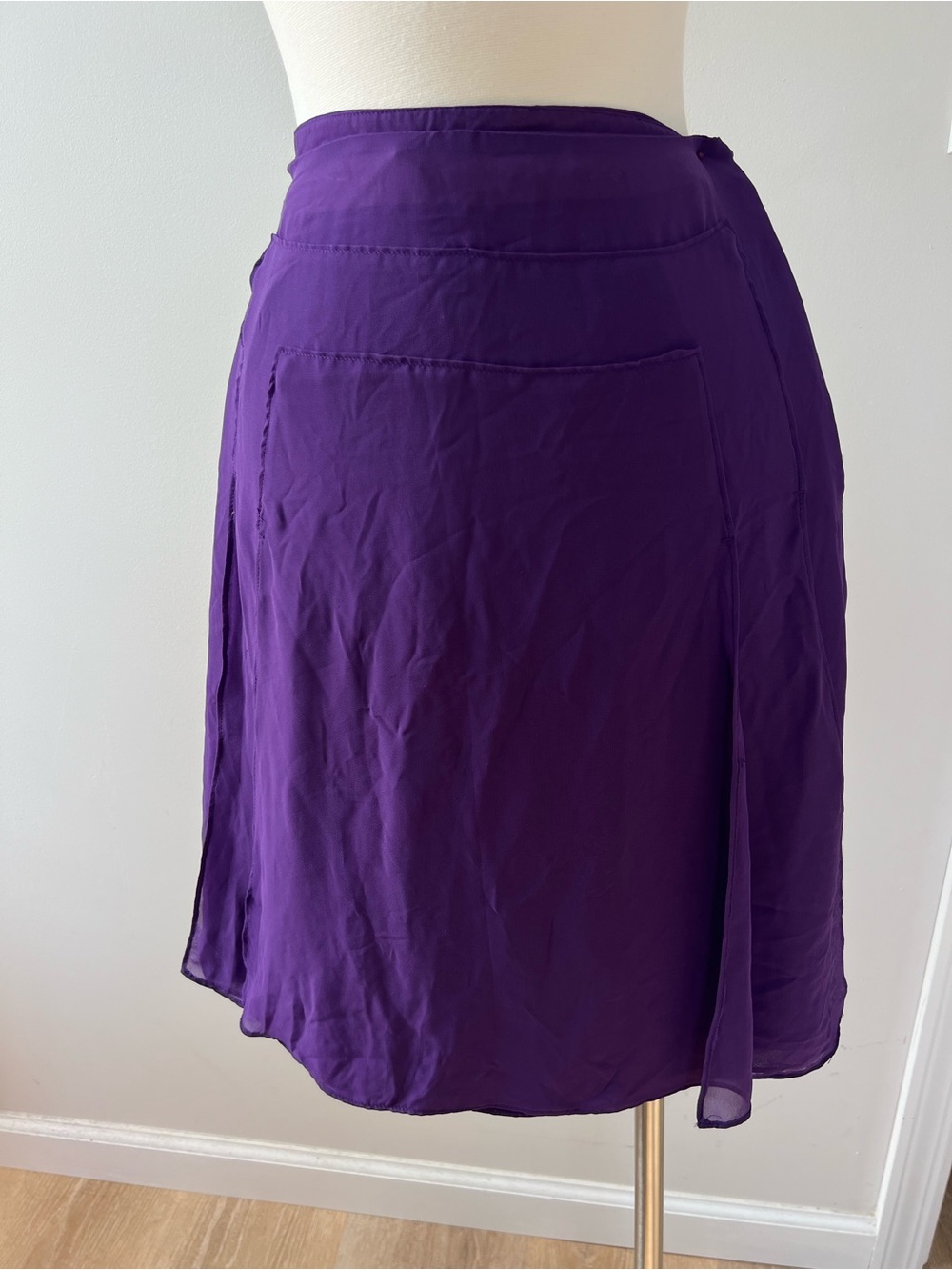 Banana Republic Purple A-Line Skirt